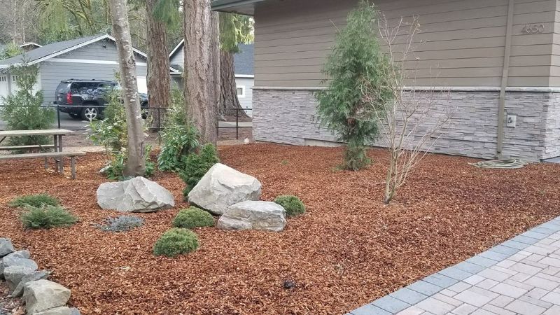 mulch installation