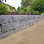 retaining wall installation